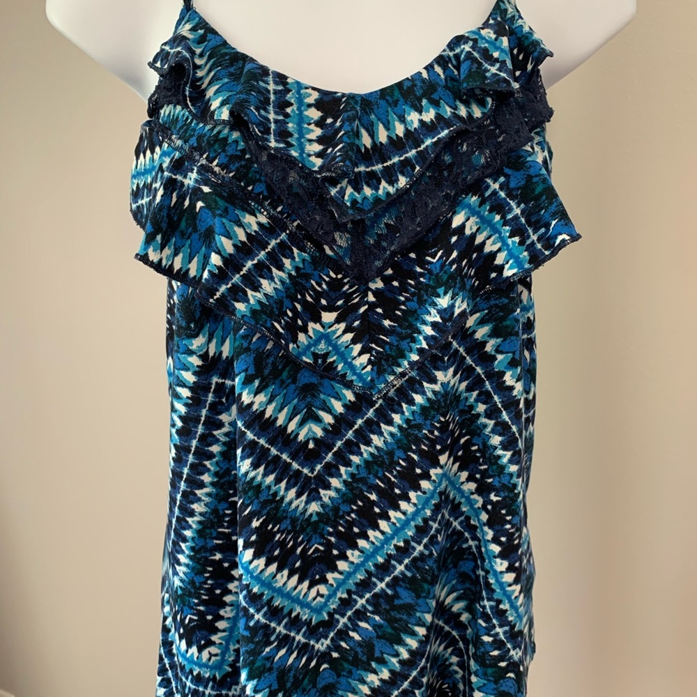 Vanity Ruffle Front Tank - Picture 2 of 16